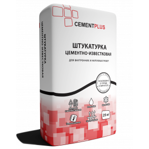 Смесь сухая штукатурная цементно-известковая КП III,F25